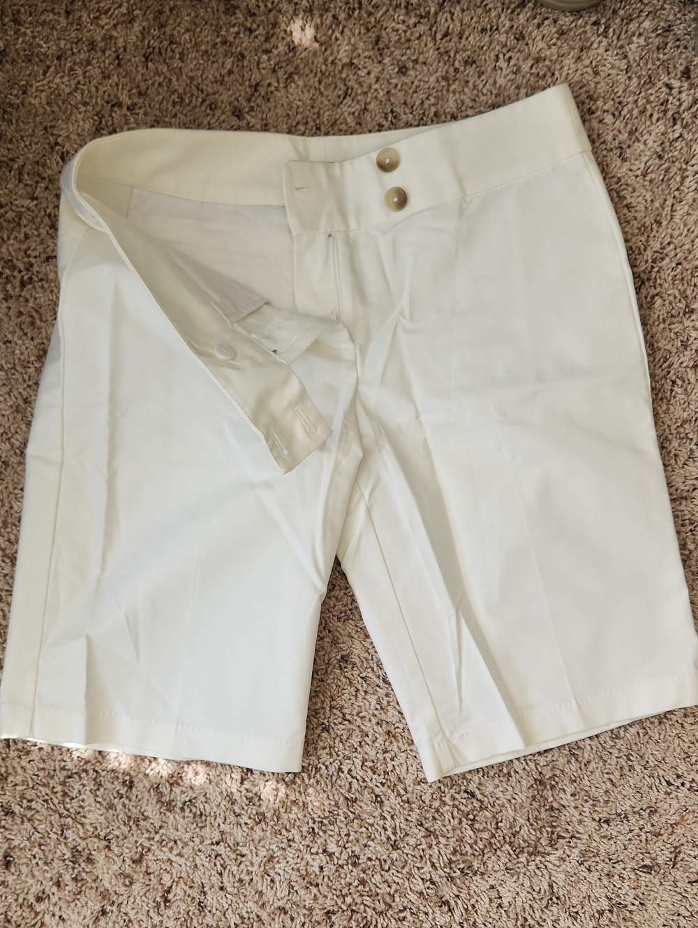 Ann Taylor White Signature Fit Shorts